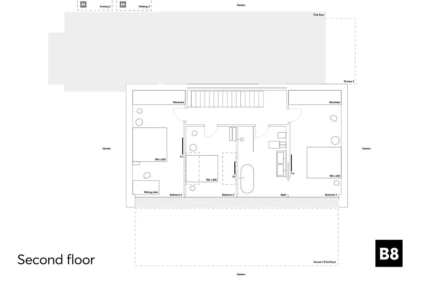 Holiday home B8 - Die Exklusive Architektenvilla Fuer 4-10 Personen, Nuernberg